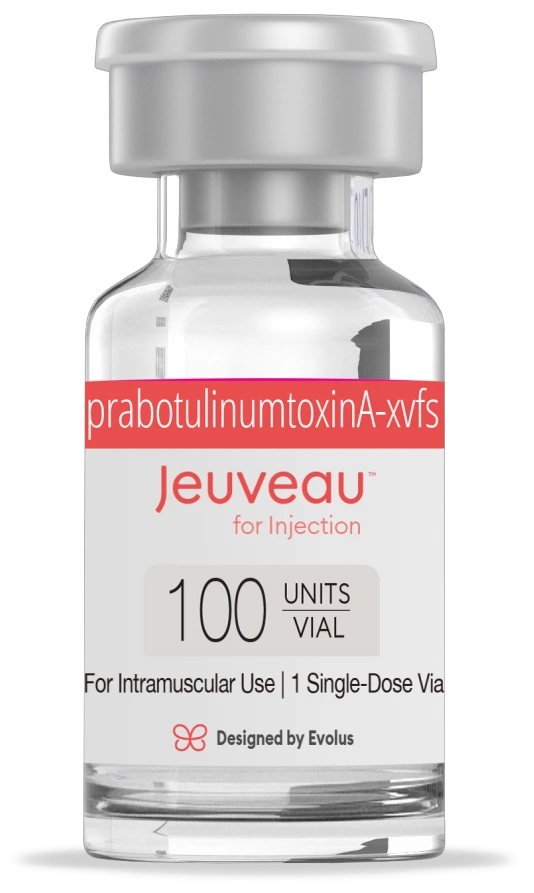 jeuveau3 - The Skin Suite - The Skin Suite Vial of Jeuveau (prabotulinumtoxinA-xvfs) for injection, 100 units, for intramuscular use.